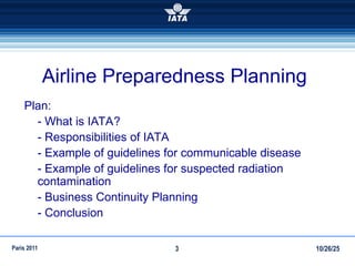 Airline guidelines Paris ICAO Workshop 2011.ppt