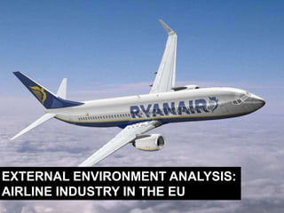 EXTERNAL ENVIRONMENT ANALYSIS: AIRLINE INDUSTRY IN THE EU 