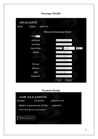 40
Passenger Details
Payment Details
 