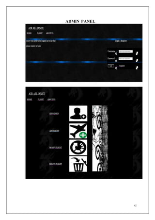 42
ADMIN PANEL
 