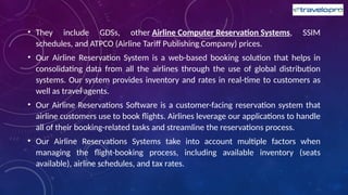 Airline Reservation System | Flight Booking Software | PPTX