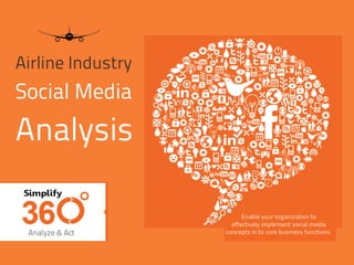 Airline Industry
Social Media
Analysis


                   © 2012 Simplify360
 