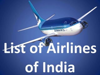 Top 15 list of best Airlines in India in 2017