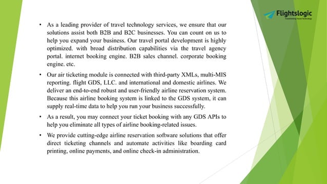 Airline Ticketing Portal | PPT