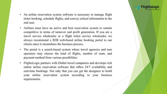 Airline Ticketing Portal | PPTX