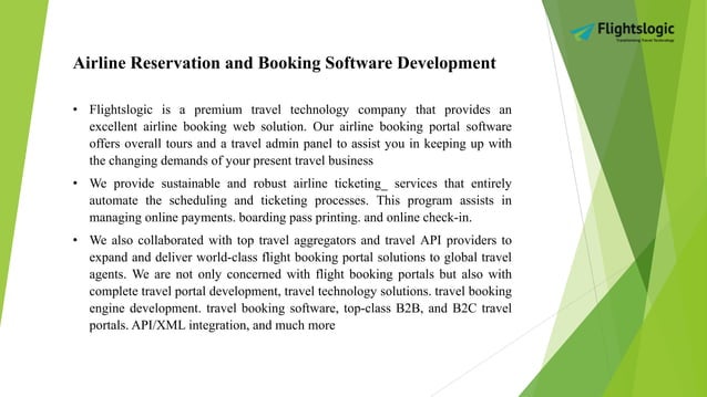 Airline Ticketing Portal | PPTX