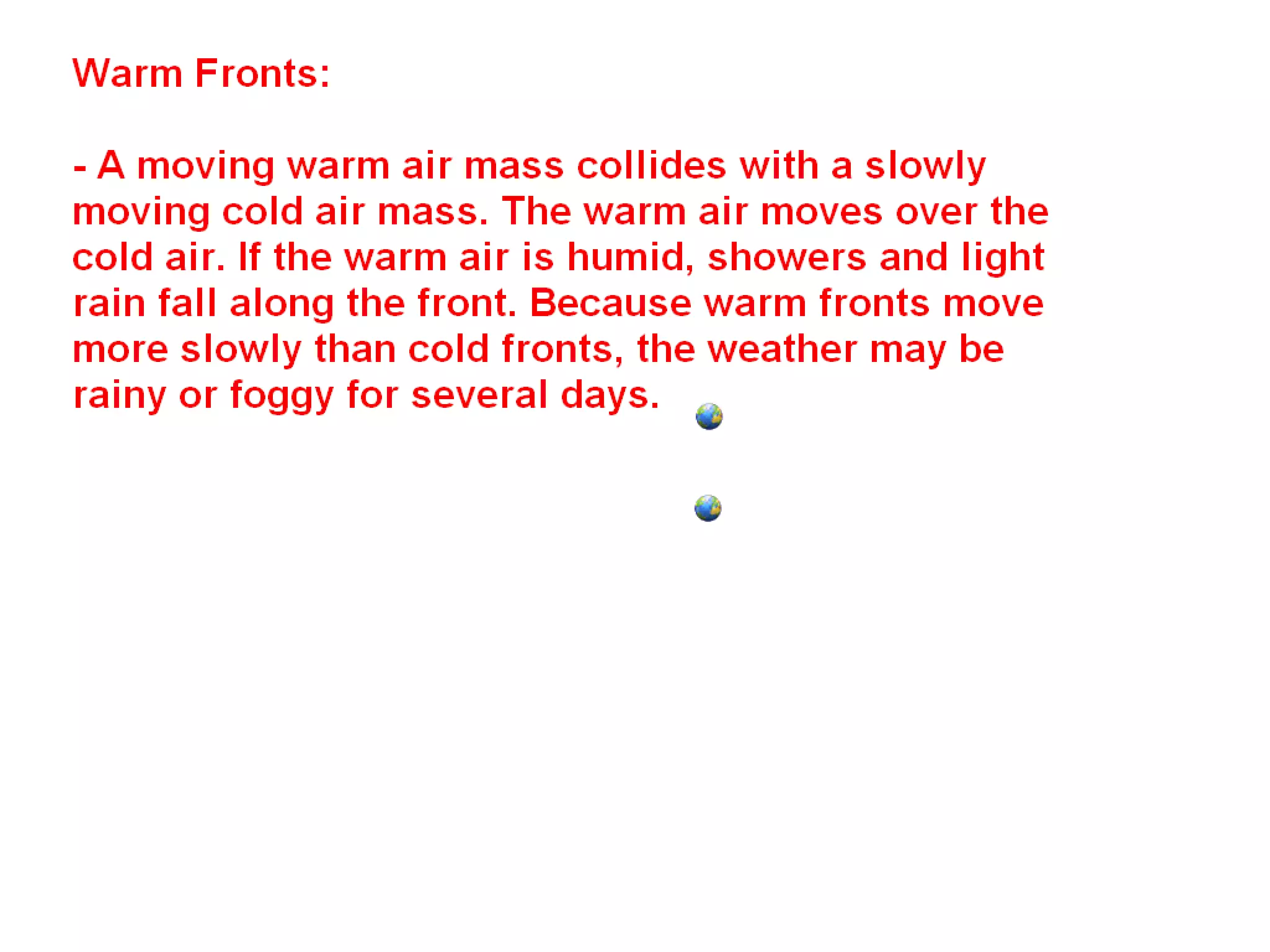 Air masses fronts | PPT