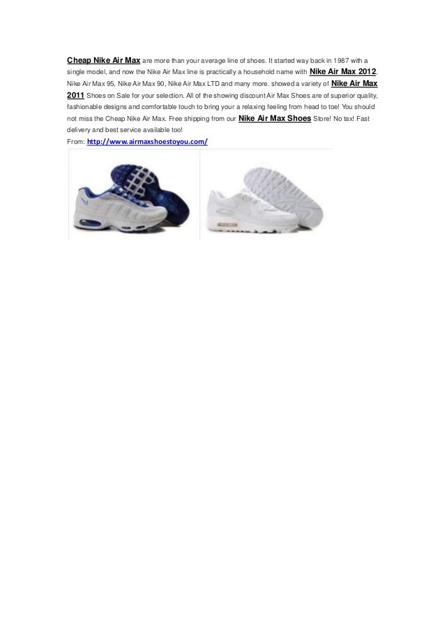 cheap nike air max shoes 2012