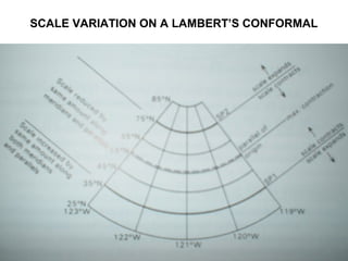 SCALE VARIATION ON A LAMBERT’S CONFORMAL
 