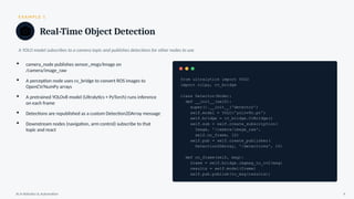 Integrating Python and ROS2 for AI-Driven Robotics and Automation | PPTX