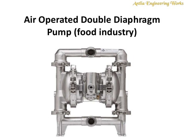 Air Operated Double Diaphragm Pump Food Industry