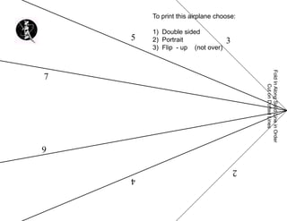How to make paper airplane | PPT