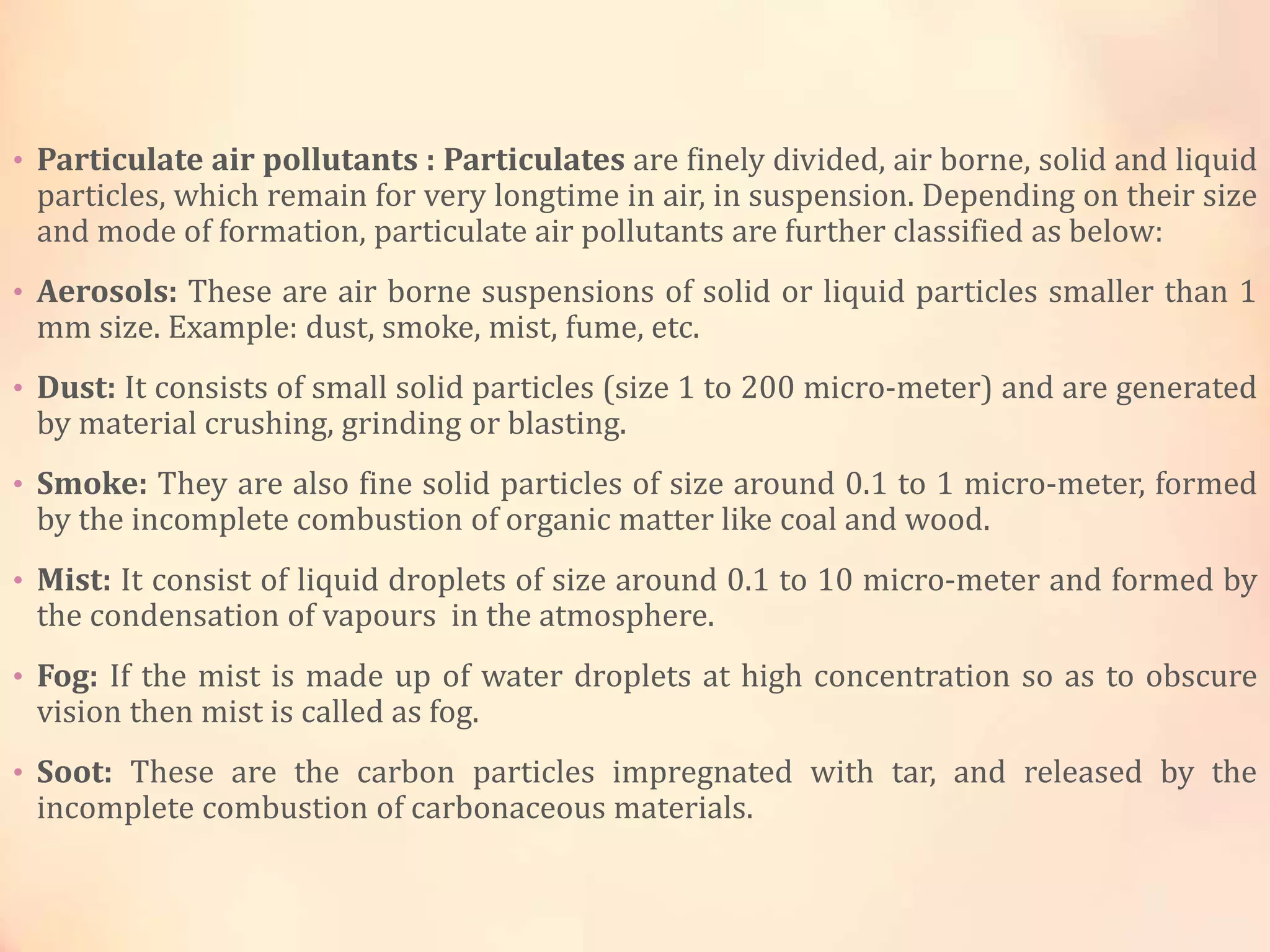 Air polluction for environmental studies | PPTX