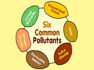 Major sources of pollutants
 
