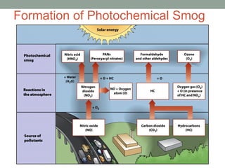 Formation of Photochemical Smog
 