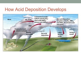 How Acid Deposition Develops
 
