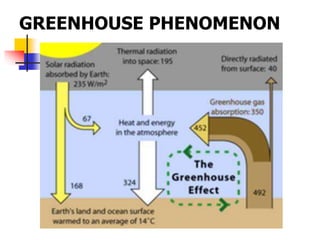 GREENHOUSE PHENOMENON
 