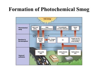 Formation of Photochemical Smog
 