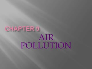 AIR
POLLUTION
 