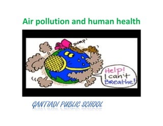Air pollution and human health
 