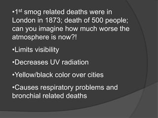 Air pollution  Slide 31