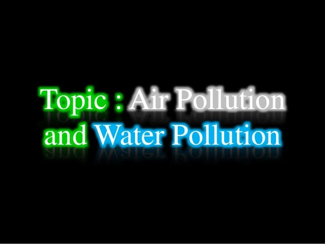 Air Water Pollution