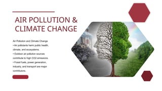 air pollution , climate and health presentation | PPTX