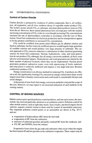 Air Pollution Control | PDF