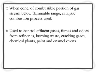 Air pollution control m4 | PPTX