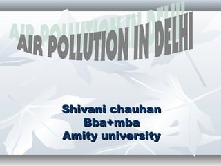 Shivani chauhanShivani chauhan
Bba+mbaBba+mba
Amity universityAmity university
 