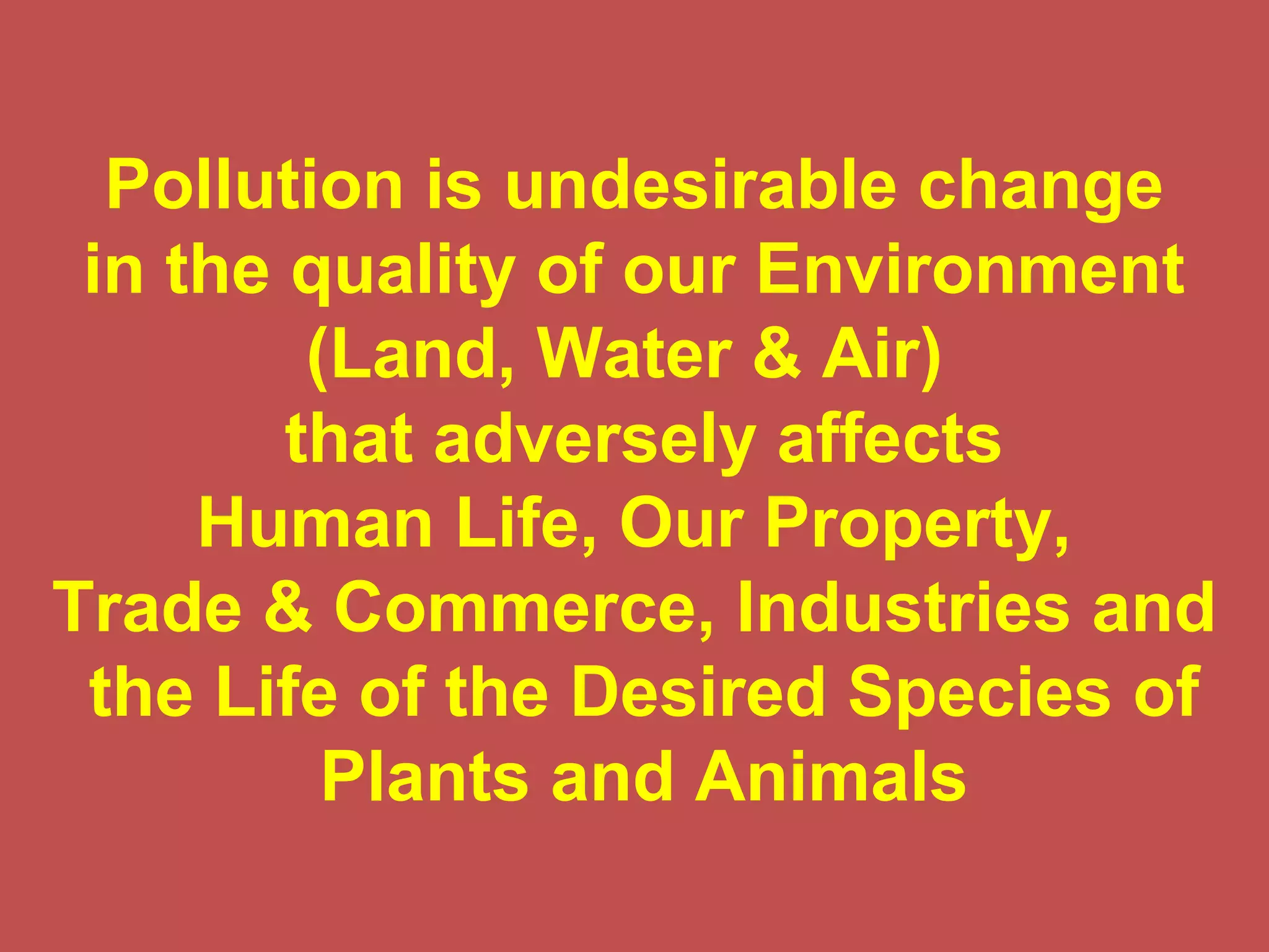Air pollution in local & global context | PPT
