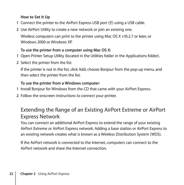AirPort Express Setup Guide | PDF