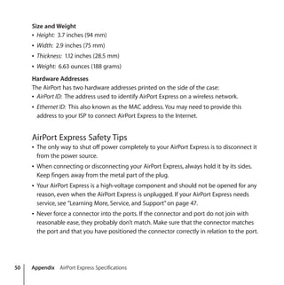 AirPort Express Setup Guide | PDF