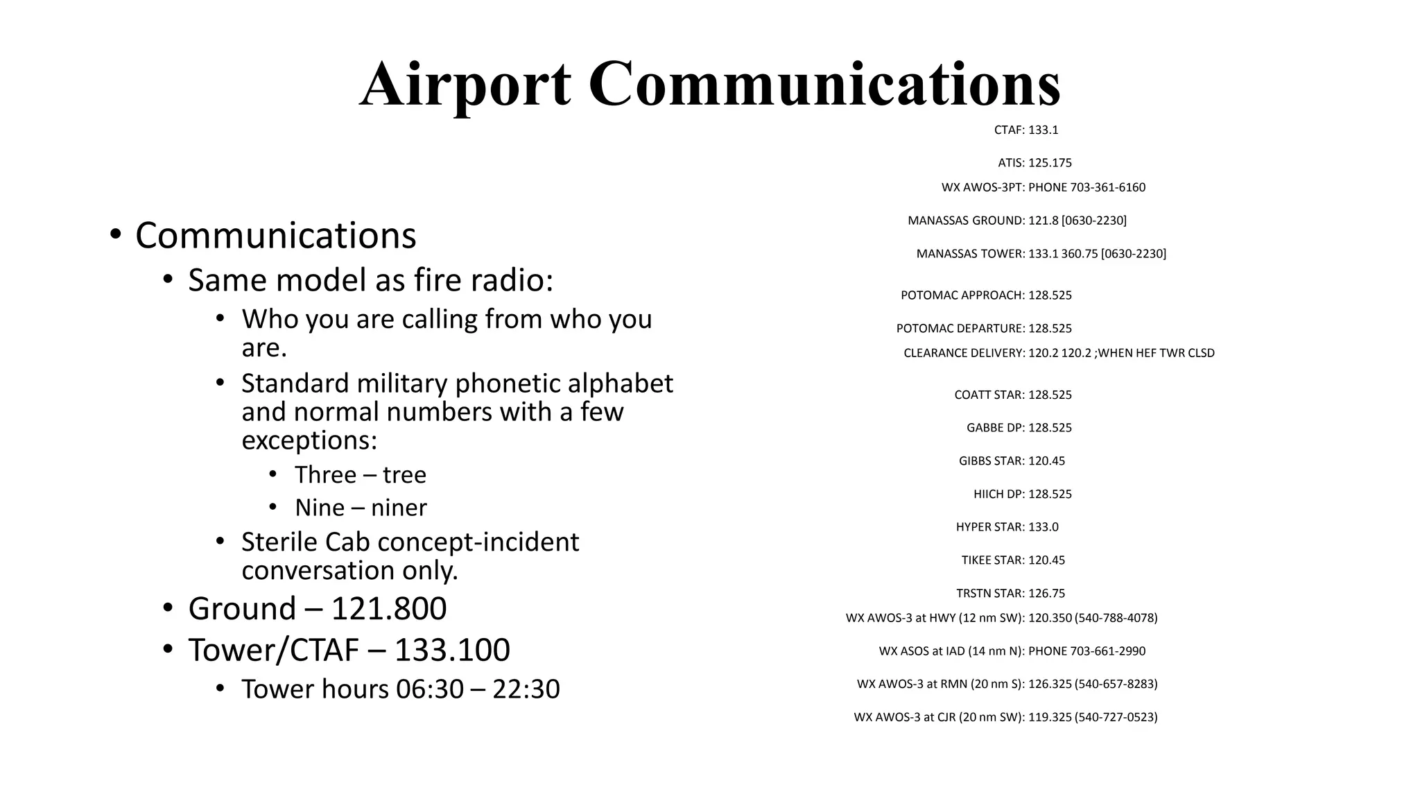 Airport aircraft information review ppt | PPT | Air Travel | Travel Type