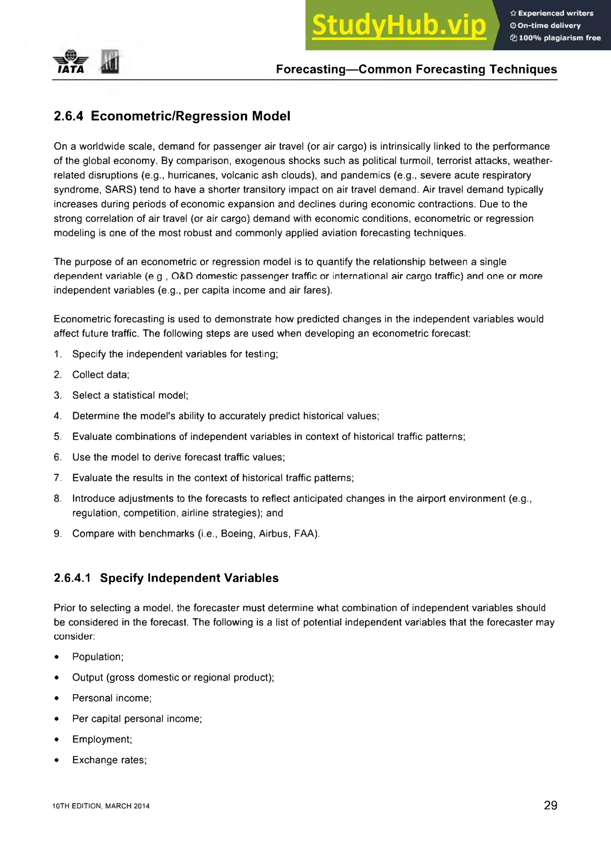 Maneal Airport Development Reference Maneal Forecasting and Planning sections ...