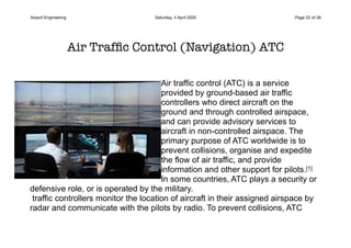 Presentation on Airport Engineering | PDF