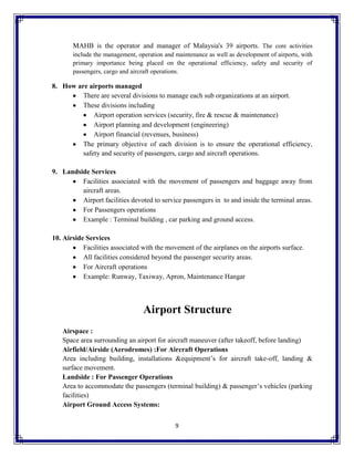 Airport Management 11 | DOCX
