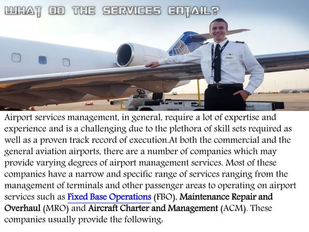 Airport management services | PPTX