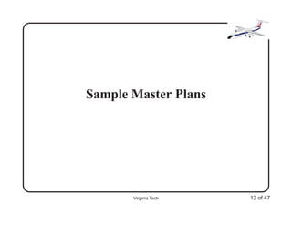 Sample Master Plans




       Virginia Tech   12 of 47
 