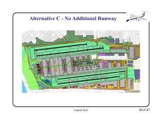 Alternative C - No Additional Runway




                  Virginia Tech        38 of 47
 