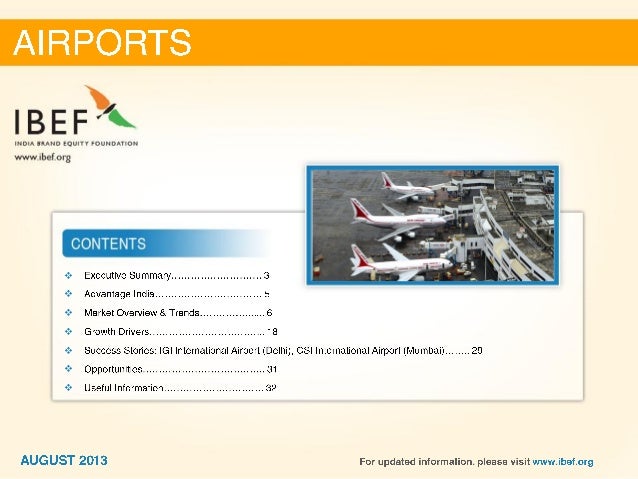 india airports sector report august 2013 acedemic report
