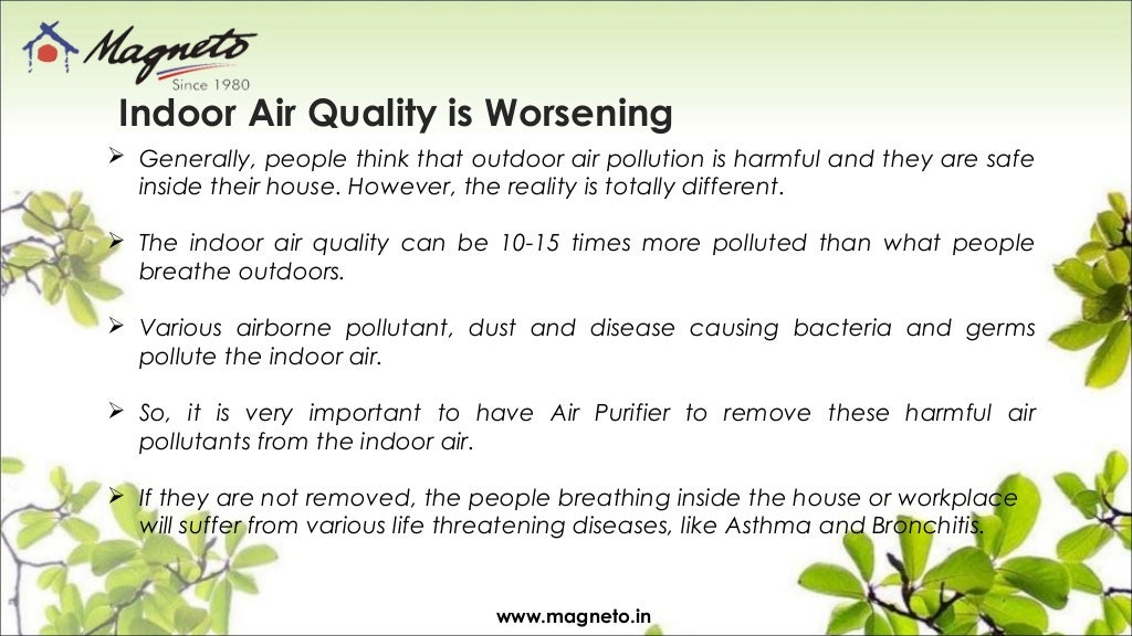 Air purification