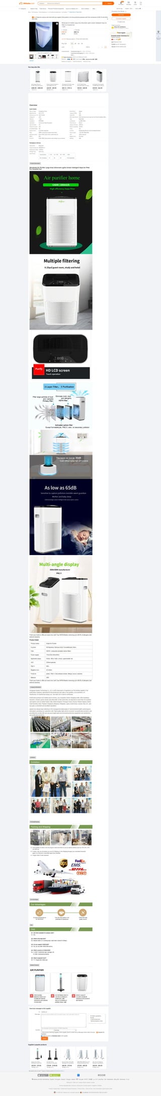 Air Purifier 2021intelligent Big Commercial Hepa 14 Uv Disinfection.pdf