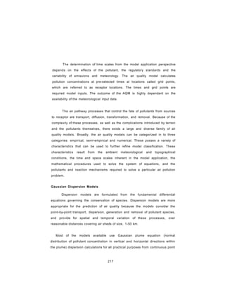 Air quality dispersion modeling | PDF