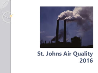 St. Johns Air Quality
2016
 