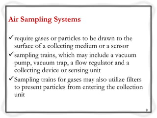 Air quality sampling and monitoring m5 | PPTX