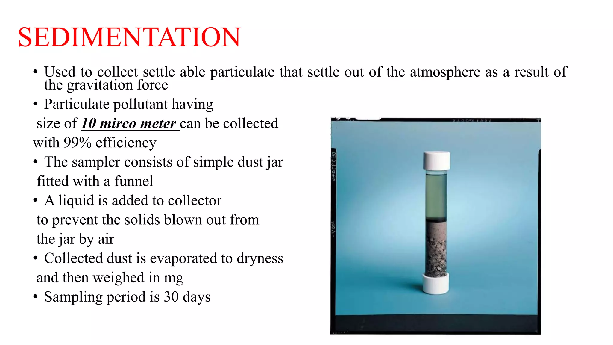Air sampling methods PPT