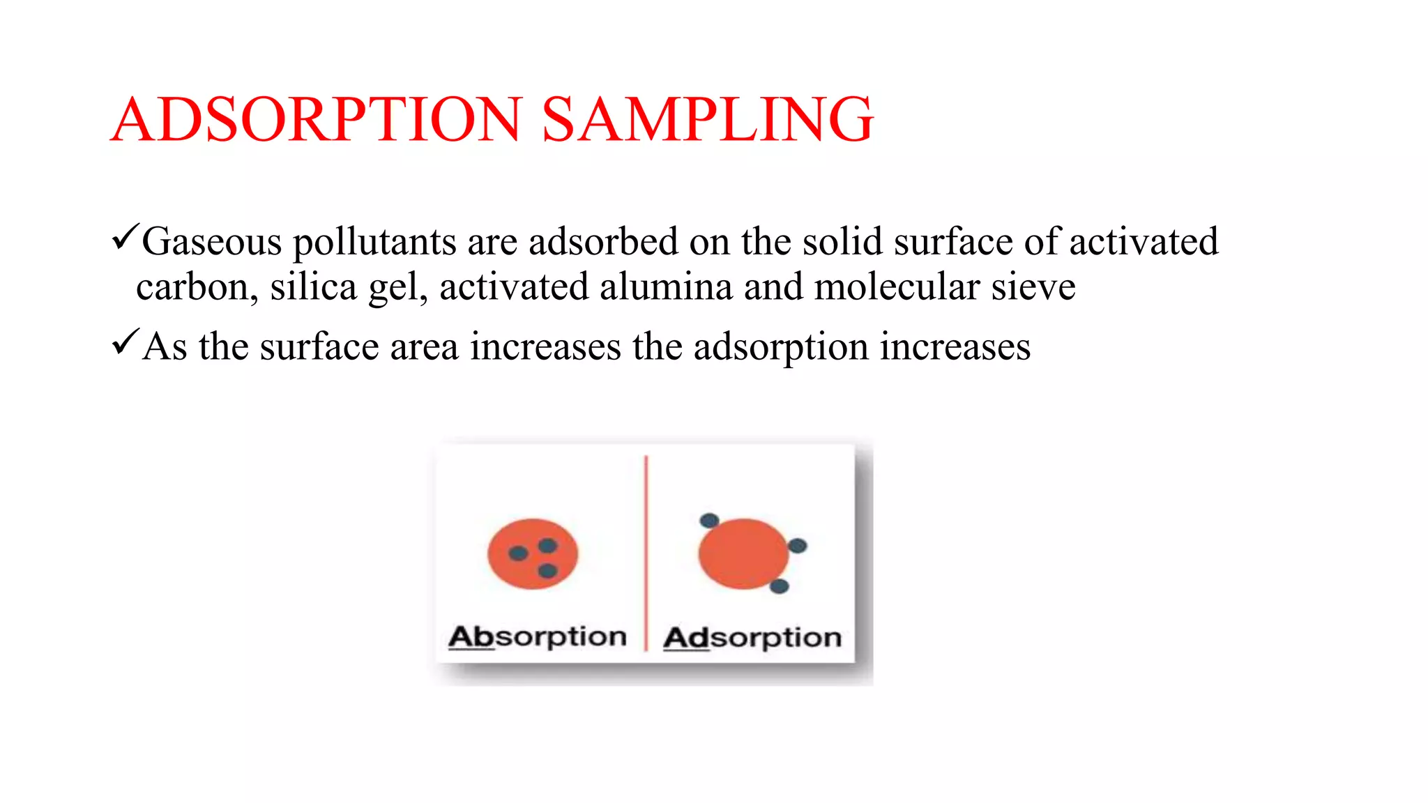Air sampling methods PPT