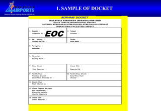 1. SAMPLE OF DOCKET  