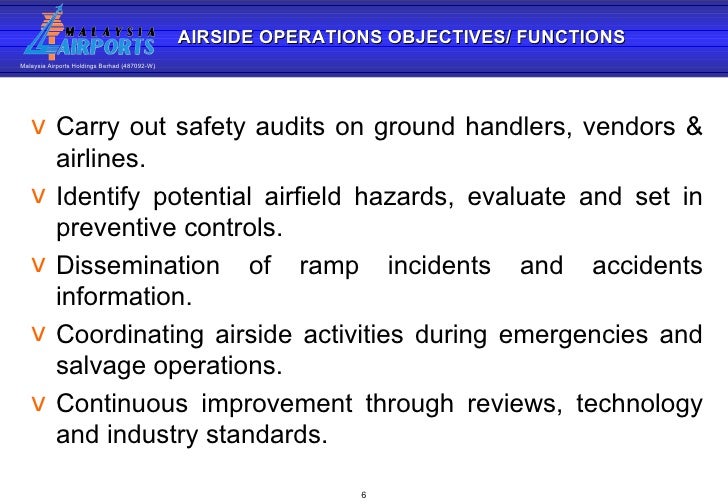 Incident Objectives That Drive Incident Operations Are Established By Airside Ops & Ntm